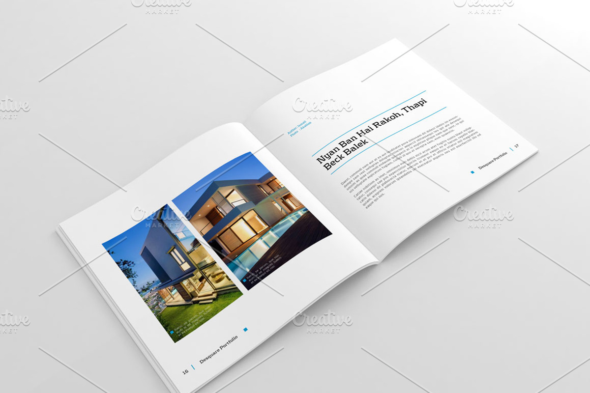 Square Portfolio Brochure, a Brochure Template by banks (Photo 5 of 5)