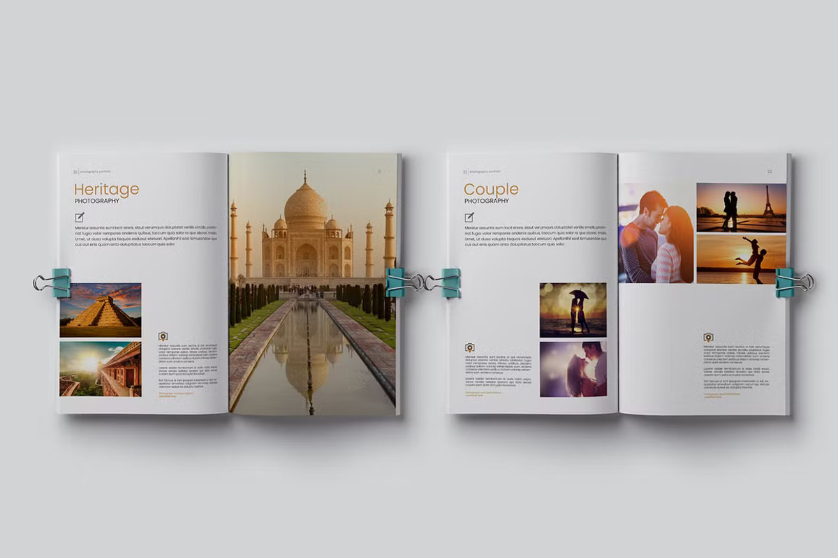 Photography Portfolio Template, a Brochure Template by adekfotografia (Photo 9 of 11)