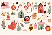 Christmas Decor Clipart, a Seasonal Illustration by Anna Studio (Thumbnail 12 of 12)