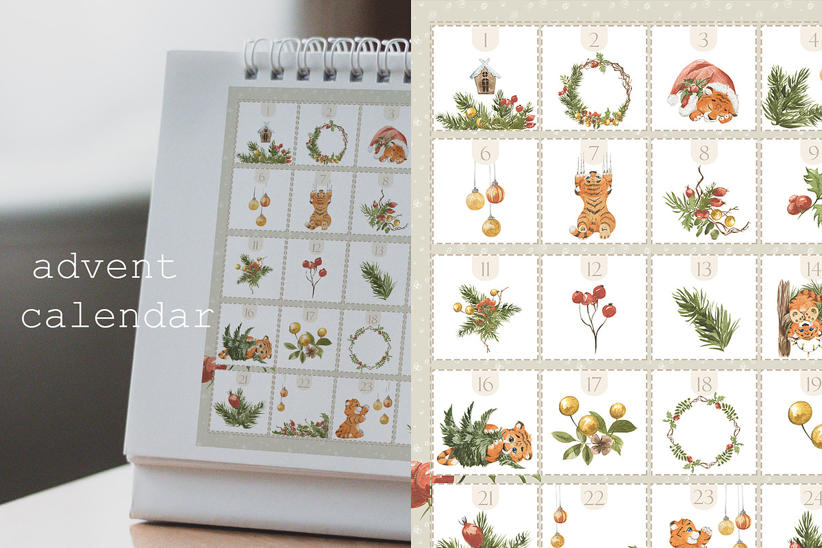 Funny Tiger, a Decorative Illustration by Love Watercolor Store (Photo 7 of 8)