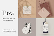 Tuva Hang Tag Mockup Scene Creator, a Packaging Mockup by Moyo Studio (Thumbnail 1 of 11)