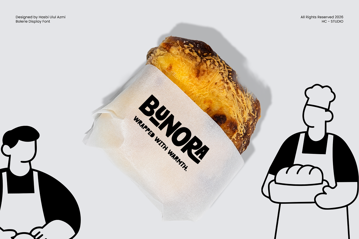 BOLERIE – Bold Handmade Display Font, a Handwritten Font by Hasbi Creative (Photo 4 of 9)