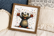 Whimsical Birthday Animals Clipart, an Illustration by Libby Wishes (Thumbnail 6 of 7)