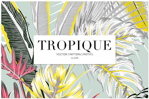 Tropique, Exquisite Vector Pattern!