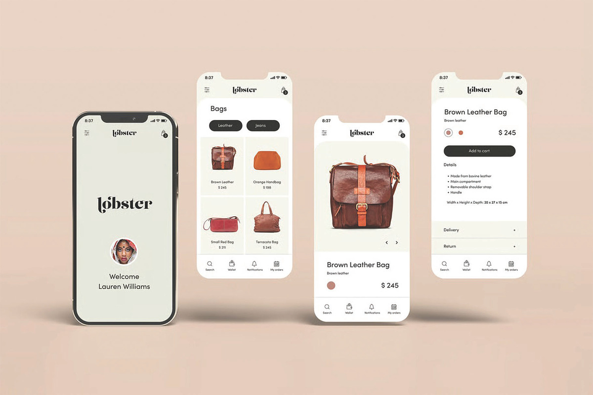 Smartphone Screen Mockup –Mobile App, an iPhone Mockup by DesignRushMarket (Photo 4 of 12)