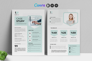Case Study | Canva | Word | Ai | ID, a Flyer Template by Template Zone