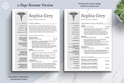 Nursing Medical Resume CV Template, a Resume Template by The Art of Resume (Thumbnail 4 of 8)