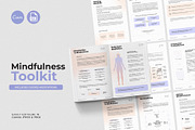 Mindfulness Worksheet Bundle, a Templates & Theme by AndrewPixel (Thumbnail 1 of 13)