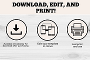Editable Boarding Pass Template, a Card Template by YasdeyDesigns (Thumbnail 3 of 7)