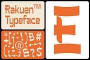 AO Rakuen - Decorative Typeface, a Sans Serif Font by OwunStudio (Thumbnail 2 of 15)