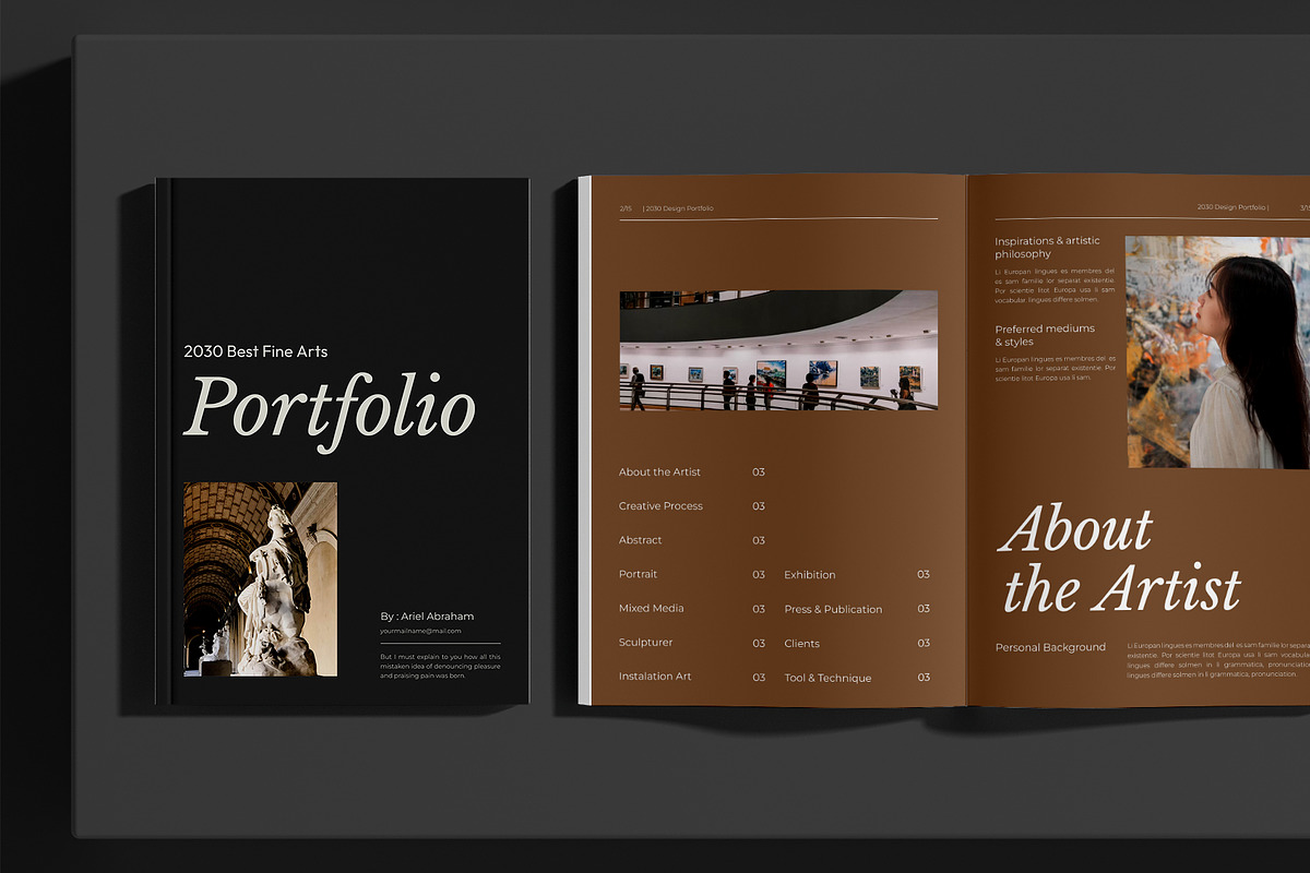 Fine Arts Portfolio preview 2