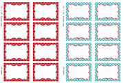 Printable labels Set, an Illustration by SA ClipArt (Thumbnail 3 of 3)