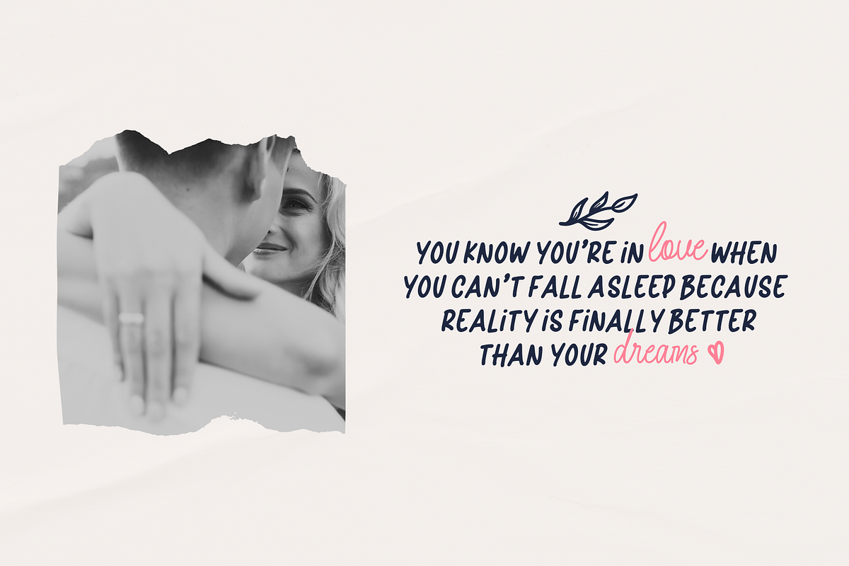 Adorable Quotes Font Duo, a Script Font by Ainun Jinan (Photo 4 of 12)