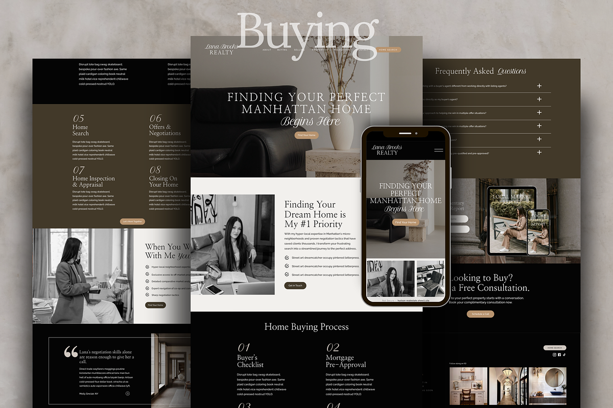 Real Estate Website Showit Template, a Squarespace Template by Warmsoulgallery (Photo 3 of 10)