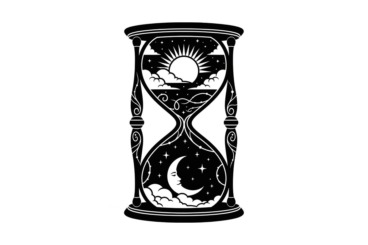 Celestial Sun Moon Hourglass Bundle, an Illustration by Gaye Art (Photo 18 of 31)
