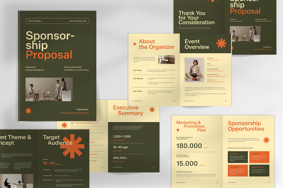 Sponsorship Proposal, a Print Template by Annora Studio (Photo 5 of 6)
