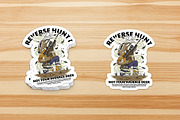 Deer Holding Rifle While Sitting, a Branding & Logo Template by Judsart (Thumbnail 3 of 3)