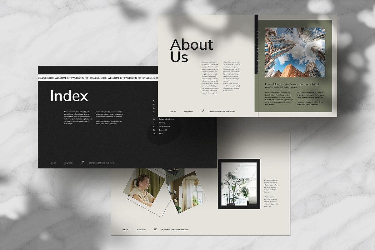 Media Kit Template | CANVA, a Presentation Template by White Graphic (Photo 4 of 8)