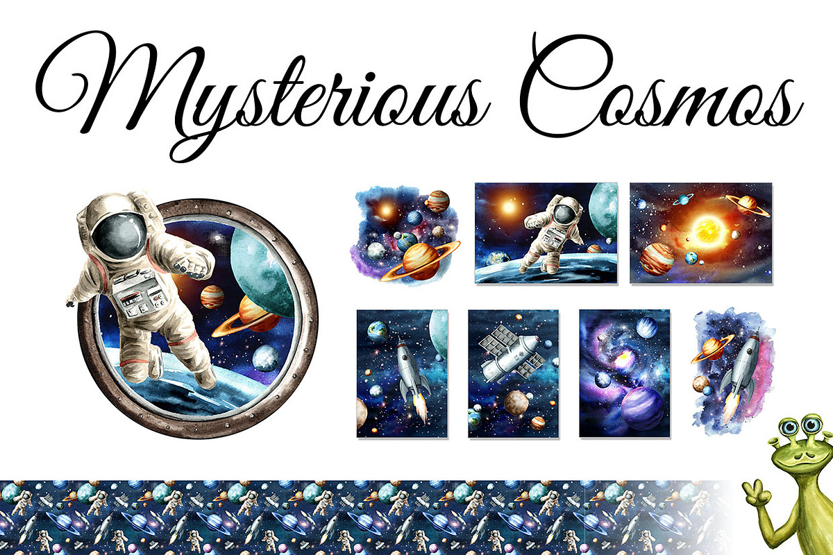 Mysterious Cosmos, an Illustration by Daria Ustiugova (Photo 1 of 27)