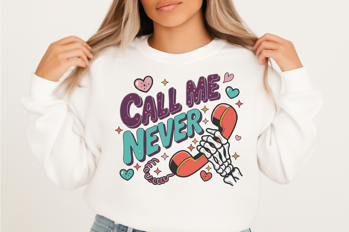 Funny Valentine Png, Call Me Never P, an Illustration by Designking (Photo 2 of 6)