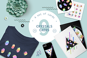 Retro Set Space Crystals, a Decorative Illustration by Fay_Francevna (Thumbnail 1 of 3)