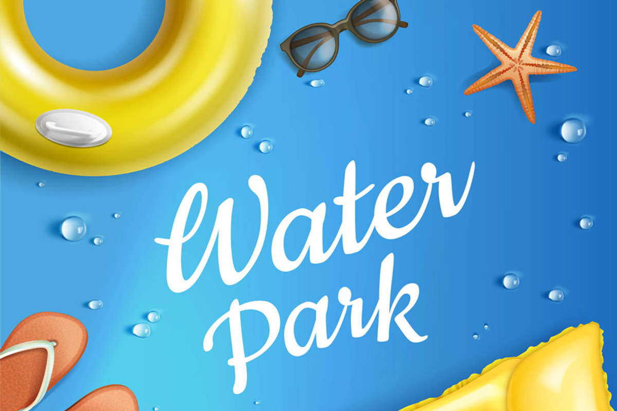 Big Vector Waterpark Set, a Person Illustration by Zonda