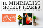 10 Minimalist White Mockup Frames, a Packaging Mockup by F R A M E D // SUPPLY CO. (Thumbnail 1 of 11)