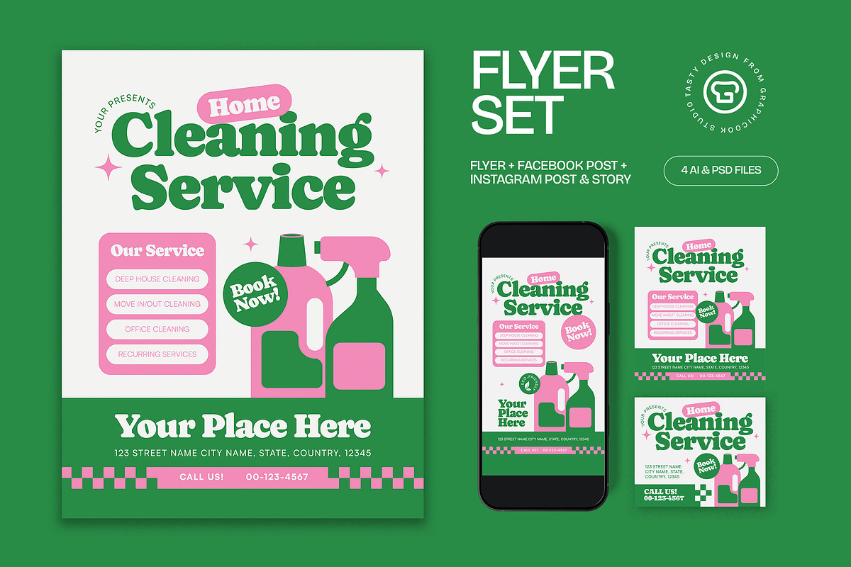Home Cleaning Service Flyer