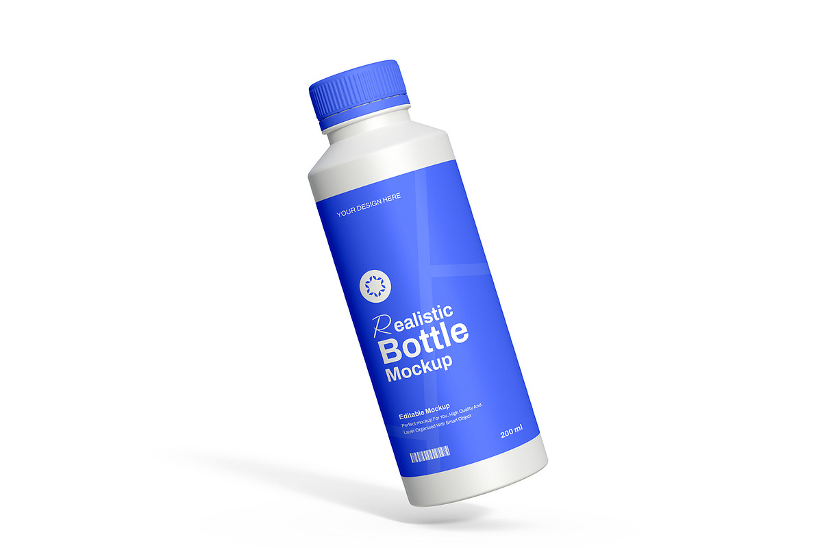 Medicine Floating Bottle Mockup, a Product Mockup by graphypix (Photo 1 of 4)