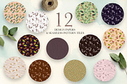 Autumn Leaves Watercolor Clipart, an Illustration by Oh Darling Graphics (Thumbnail 8 of 9)