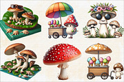 Summer Mushroom's Sublimation Clip, an Illustration by SVGArt (Thumbnail 2 of 8)