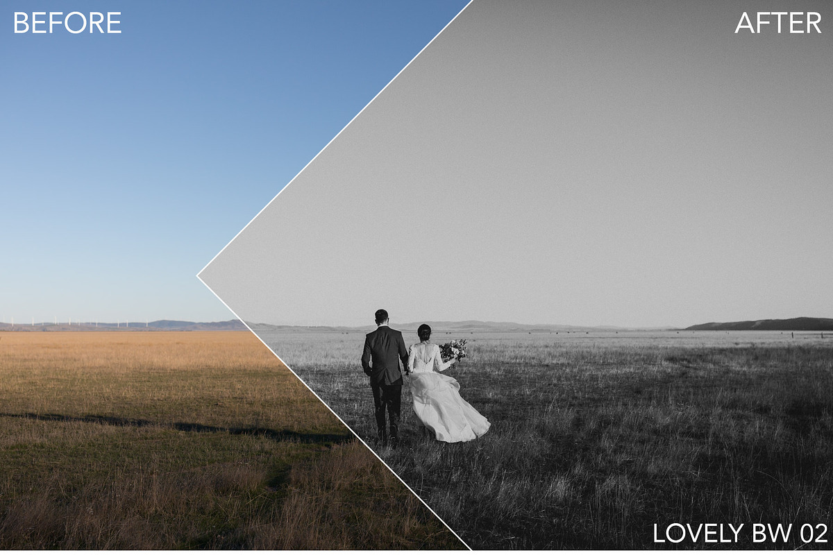 B&W Wedding ACR + Lightroom Preset, an Action Add-On by Shae Estella Photo (Photo 6 of 6)