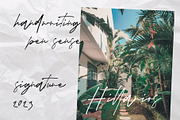 Hillarios, a Script Font by Pustudio (Thumbnail 4 of 7)