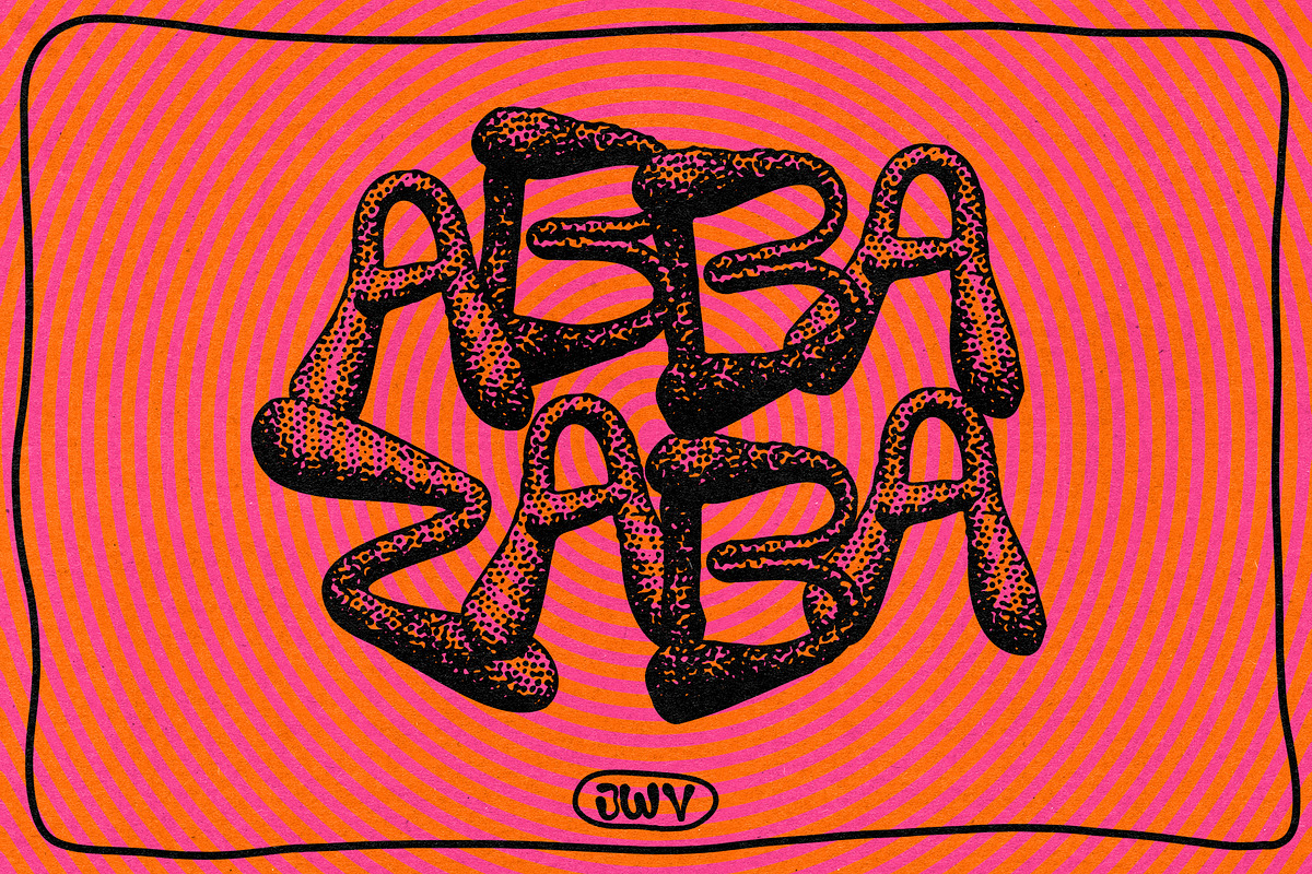 JWV - ABBA ZABA, a Handwritten Font by Jordan Warren Visuals (Photo 1 of 10)