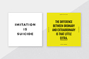 Display Quotes Social Media Kit, a Social Media Template by Viaduc (Thumbnail 3 of 6)
