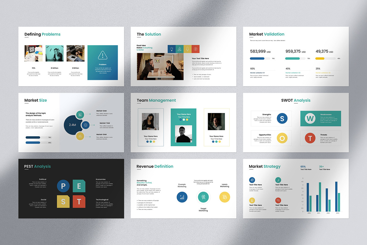 Minimal Business Presentation, a Presentation Template by Slide_Genius1 (Photo 6 of 7)