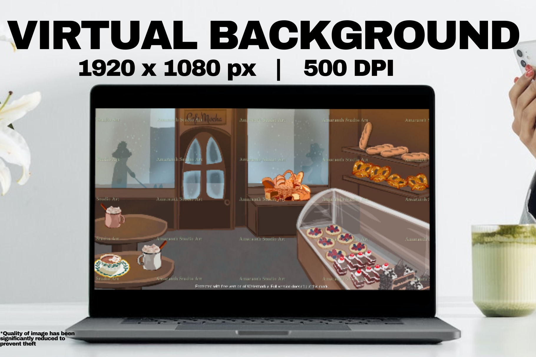Cafe Mocha Virtual Background