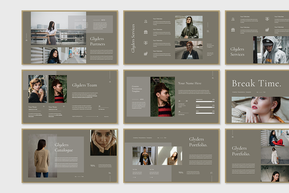 Glyders Presentation Template, a Presentation Template by Analogous Temp (Photo 3 of 5)