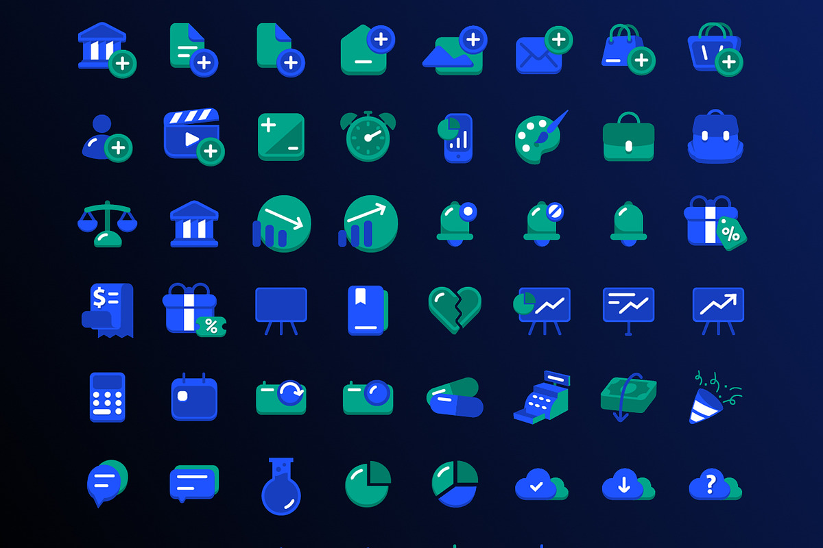 FORTIS - Bold Colorfull Icon Pack, a Solid Icon by BROCZ Store (Photo 5 of 8)