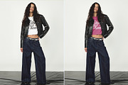 Raw Indigo T-Shirt Mockup Bundle, a Shirt Mockup by Goodies.Buro (Thumbnail 3 of 3)