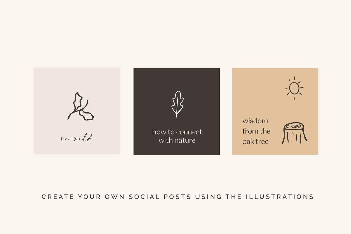 Woodland Icons Illustrations Forest, an Outline Icon by CreativeWilderness (Photo 6 of 11)