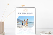 Beach Mini Session Template Canva, a Templates & Theme by Sweet Little Muse (Thumbnail 1 of 2)