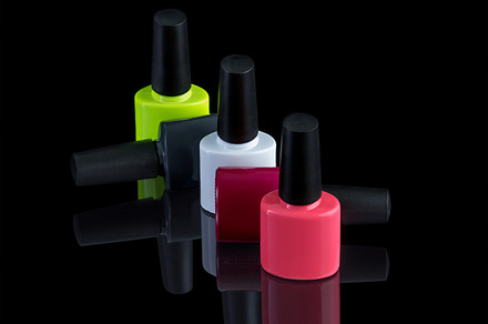 Multi-colored vials of nail polish, a Beauty & Fashion Photo by Eni_fly