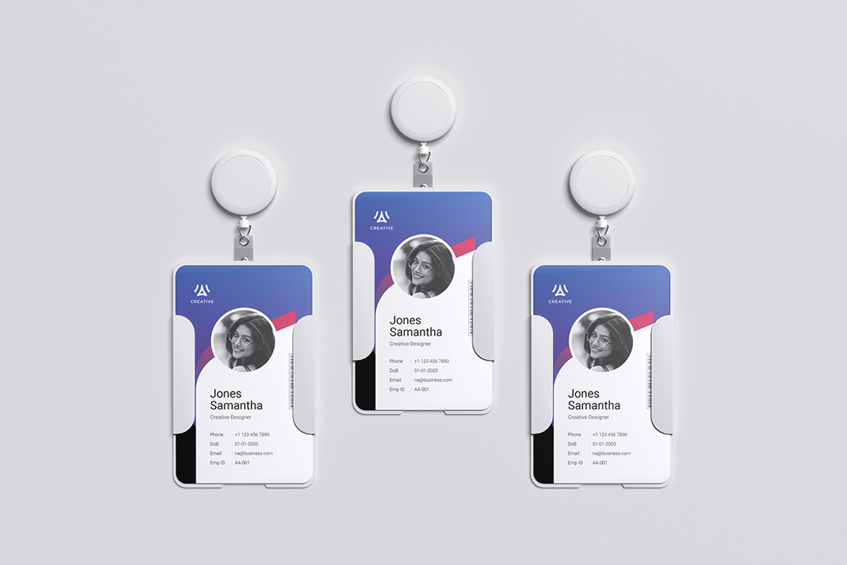 ID Card Template Vol 12, a Stationery Template by graphix_shiv (Photo 2 of 4)