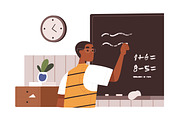 Teachers in school classroom set, an Education Illustration by Good Studio (Thumbnail 2 of 9)