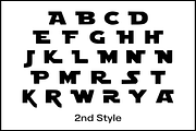 Star Font Svg Png Pdf Alphabet, an Object Graphic by Custom Fonts & Patterns (Thumbnail 2 of 4)