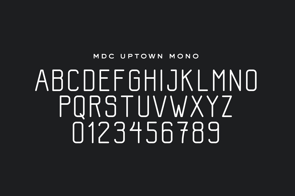 MDC Uptown - A Modern Condensed Font preview 5