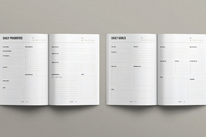 Planner Layout Design Template