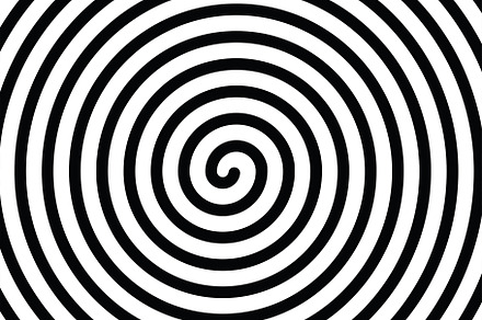 dizzy circle optical illusion