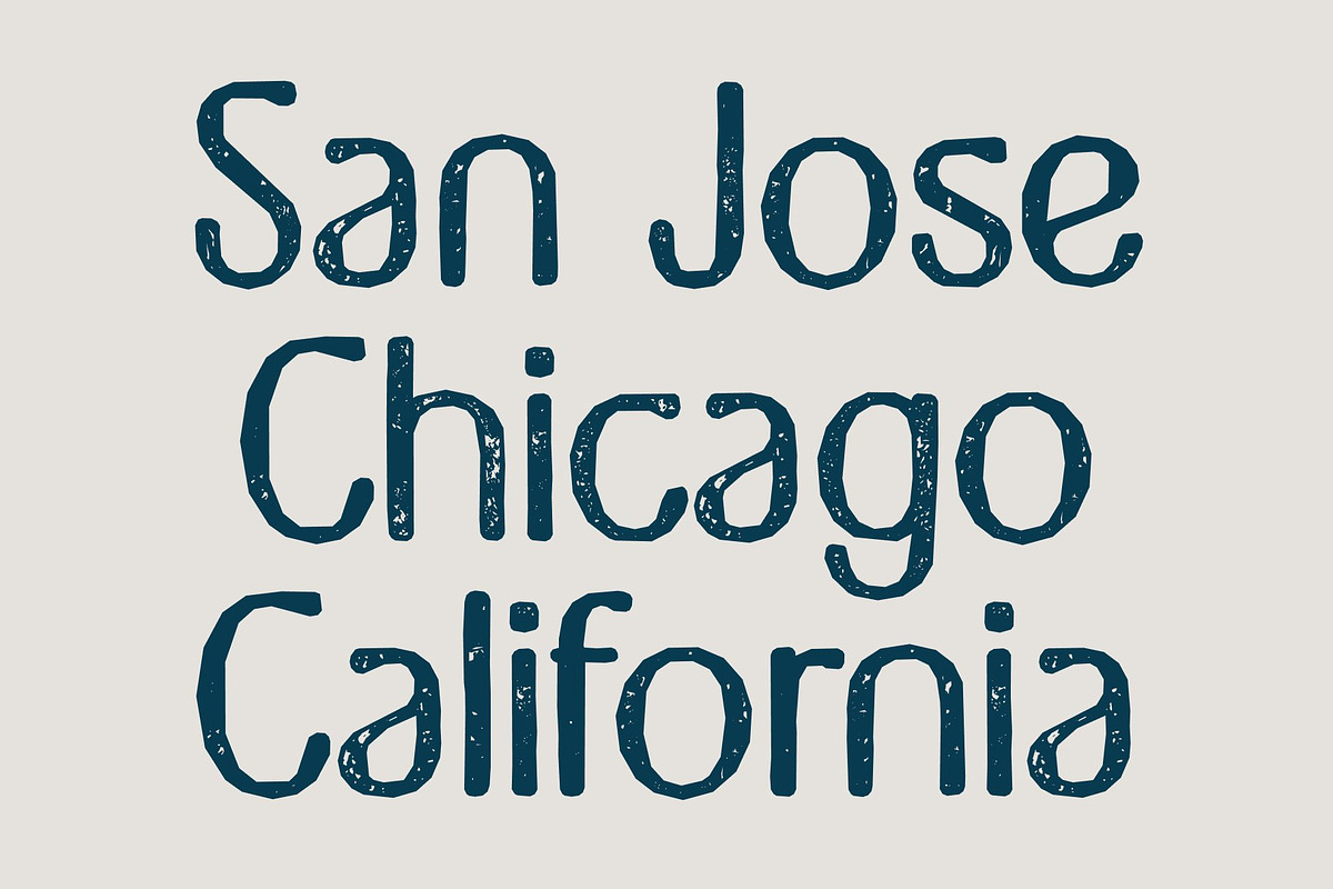 CS Cesare Stamp, a Sans Serif Font by Craft Supply Co. (Photo 5 of 8)